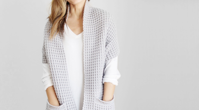 Watson Waffle Crochet Cardigan Pattern