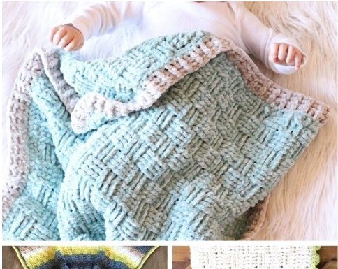 Basketweave Baby Blanket Patterns