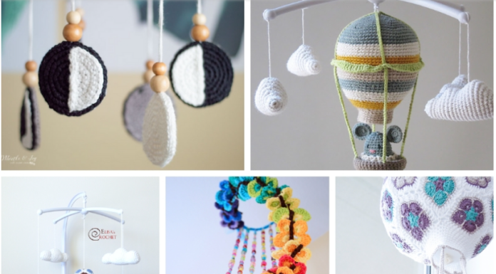 Awesome Crochet Baby Mobile – Free Patterns