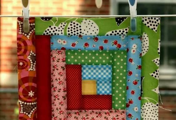 Log Cabin Quilt Pattern