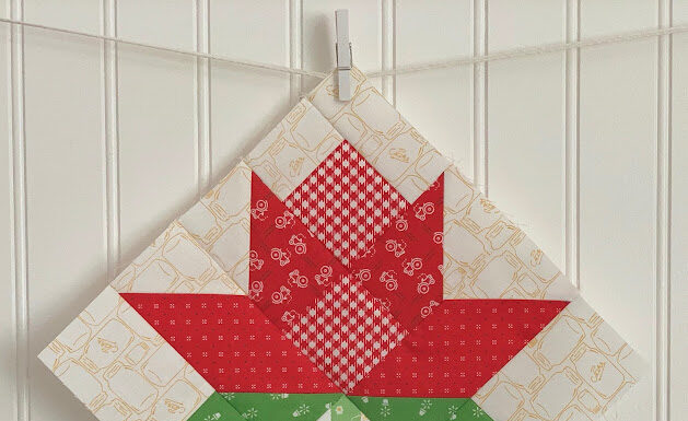 Flowers of Hope quilt block tutorial