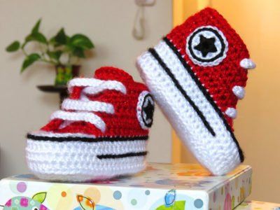 Converse Baby Crochet Sneakers