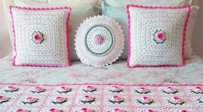 Crochet Blanket Granny Squares Motif’sflower’s