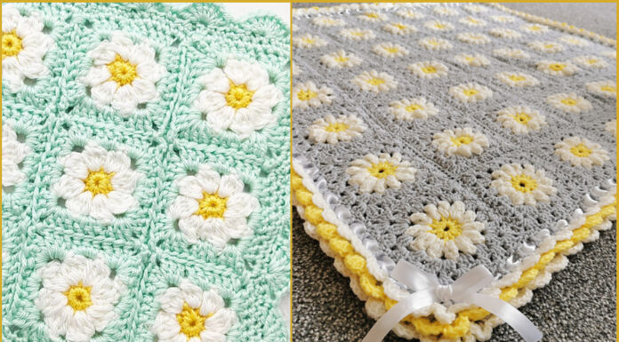 Free Patterns: Timeless Daisy Blanket