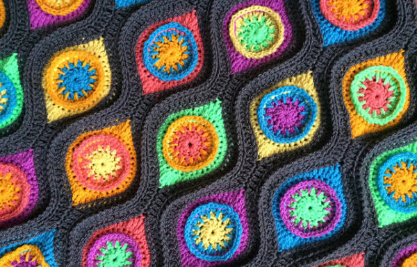 Embrace the Retro Charm with the Graphic Autumn Ornament Pattern