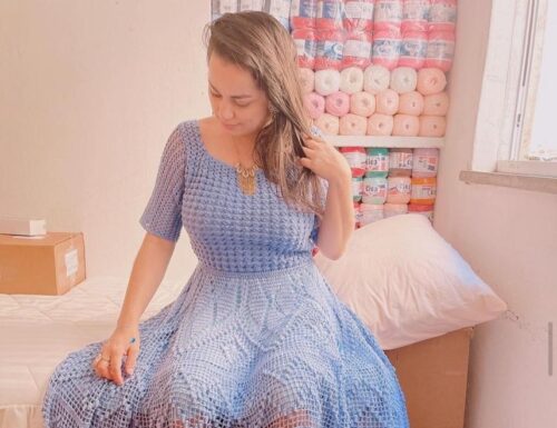 Long, Elegant, and Handcrafted: The Charm of Mari Castro’s Crochet Long Dress