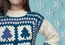 Grandma’s Square Christmas Sweater