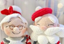 Spreading Christmas Joy with the Free Mr. and Mrs. Claus Pattern