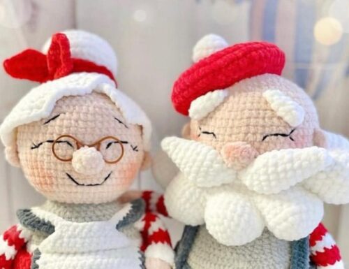 Spreading Christmas Joy with the Free Mr. and Mrs. Claus Pattern