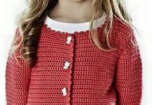 A complete guide to crochet children’s sets – skirt and cardigan