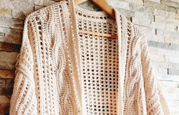 Crocheting a Simple Long-Sleeve Cardigan: A Step-by-Step Guide for Beginners