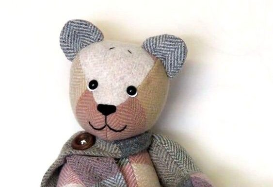 How to Make an Adorable Patchwork Teddy Bear
