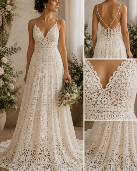 Crochet Wedding Dress