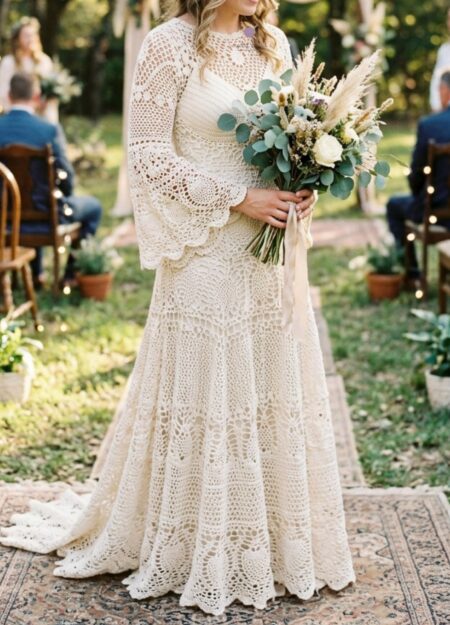 Crochet Wedding Dress