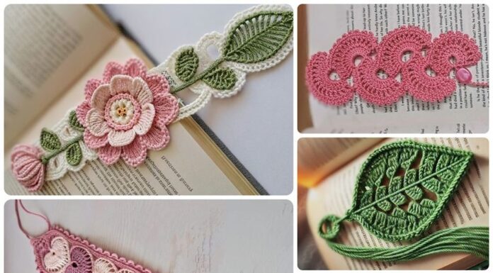 10 Crochet Bookmarks – Easy Patterns for Beginner Pinterest image