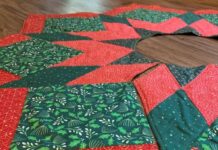 Lone Star Tree Skirt – Full Quilt Pattern