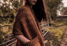 Pocket Shawl – Free Crochet Pattern with Step-by-Step Instructions (Beginner Friendly)