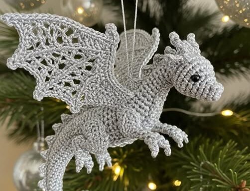 Crochet Dragon Ornament – Free Pattern (Advanced Amigurumi)