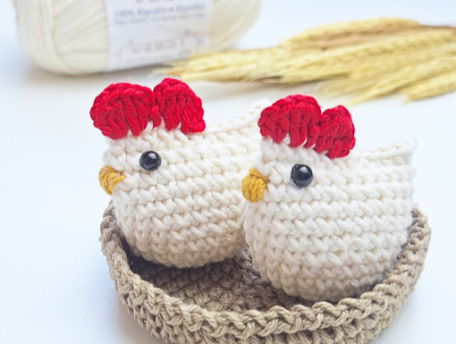 Crochet Chicken Amigurumi – Free Pattern with Step-by-Step Instructions