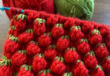 Crochet Strawberry Stitch – Beginner-Friendly Step-by-Step Pattern
