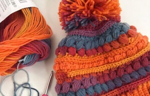 How to Crochet a Wheat Stitch Beanie – Beginner-Friendly Step-by-Step Pattern