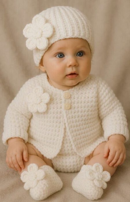 Jacket, Hat & Booties