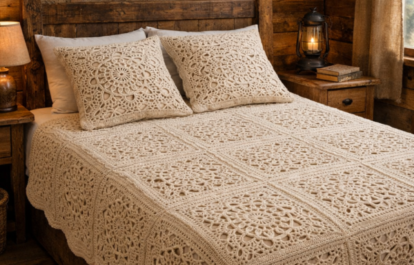 Dream Catcher Granny Square Crochet Pattern