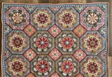 Stunning Mandala Hexagon Crochet Blanket Pattern – Beautiful Floral Motif Tutorial How to Crochet a Mandala Flower Blanket