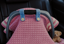 Crochet Baby Car Seat Blanket
