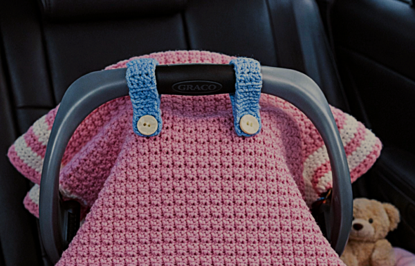 Crochet Baby Car Seat Blanket