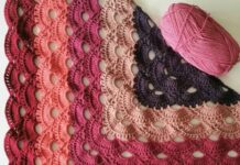 Easy Crochet Shawl Pattern: Beautiful Shell Stitch Wrap for Beginners