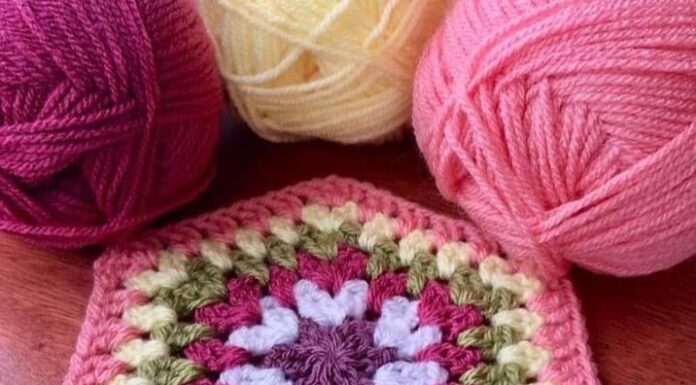 Easy Large Granny Hexagon Crochet Pattern – A Beautiful Beginner-Friendly Project Easy large granny hexagon crochet pattern