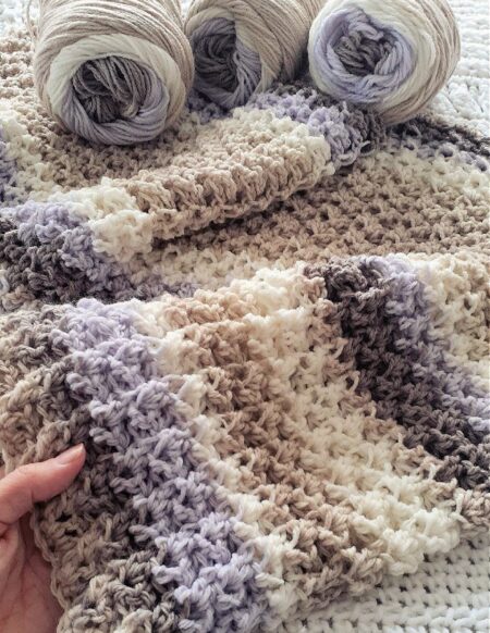 Easy crochet blanket pattern for beginners