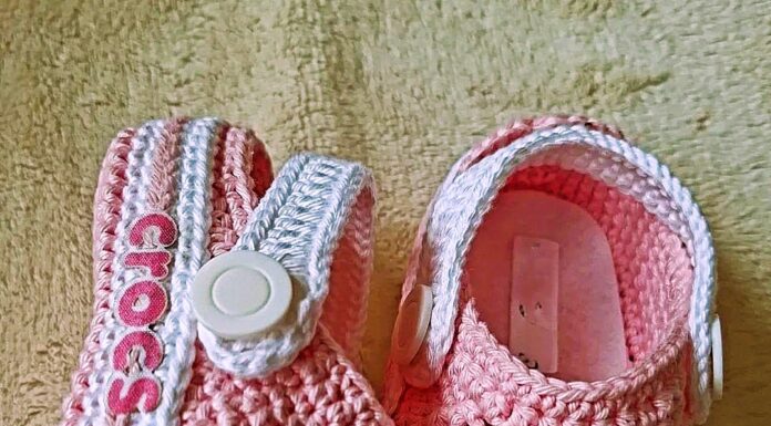 Create Crocheted Baby Booties in the Style of Crocs – Free Pattern for Beginners Crocs style crochet baby shoes tutorial
