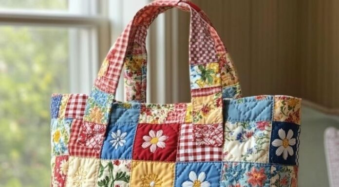 Scrappy Patchwork Tote Bag Scrappy Patchwork Tote Bag Pattern