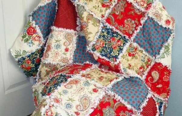 Free Rag Quilt Pattern Scrappy Rag Quilt Pattern for Beginners