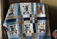 Free Teddy Bear Patchwork Quilt Pattern Teddy Bear Patchwork Quilt Pattern