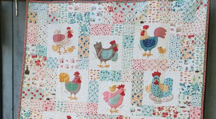 Free Farmhouse Chicken Quilt Pattern
